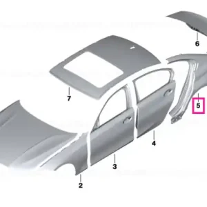 Right rear side panel - BMW Cumpără acum