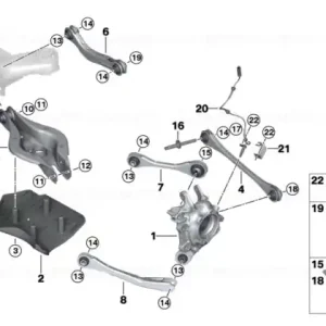 Roll-over strut with rubber mount - BMW Cel mai vândut