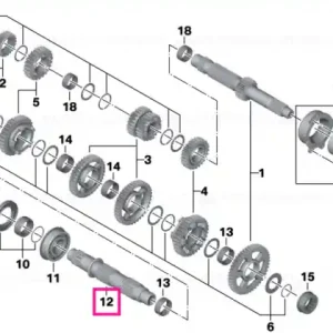 Lichidare de stoc Output shaft - BMW Motorrad