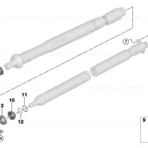 Centre Mount, aluminium - BMW Noutate
