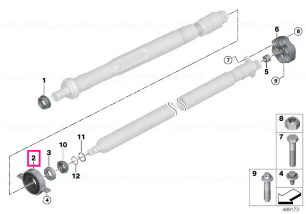 Centre Mount, aluminium - BMW Noutate