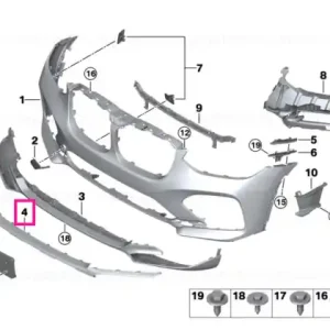 Underride protection, front X-LINE - BMW Ofertă de sezon