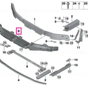 Reduceri Impact absorber, top - BMW