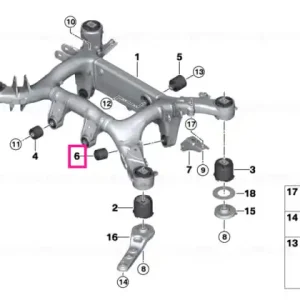 Reducere extra Rubber mounting - BMW