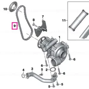 Chain, oil pump - BMW Motorrad Reducere extra