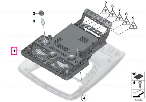 Chilipir Kit reparație grupul întrerupători, plafon - BMW