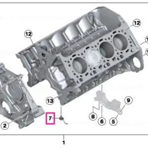 Retur ușor Oil Spraying Nozzle - BMW
