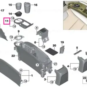 Cumpără acum Capac unitate comanda centrala - BMW