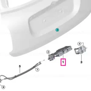 Trunk lid lock - BMW - Mini Cumpără online