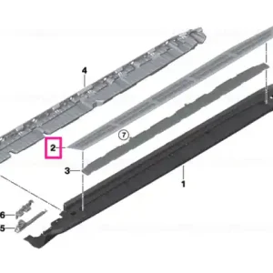 Running board, rocker panel, right - BMW Cumpărături sigure