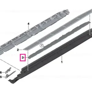 Discount Insert, side sill, footboard, left - BMW