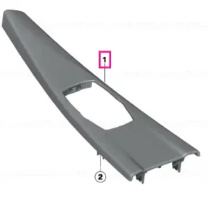 Decor panel for centre console BLUE SHADOW - BMW Livrare rapidă