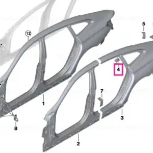 Reinforcement plate, C-pillar, right - BMW Super ofertă