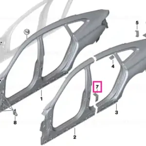 Reinforcement plate, sill, right - BMW Livrare rapidă