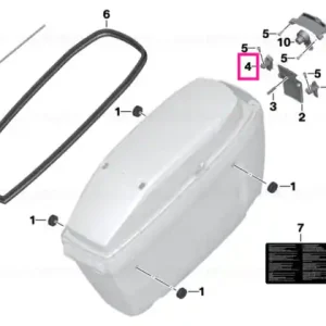 Set, shaft clamping, case - BMW Motorrad Preț mic