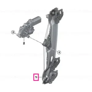 Window lifter without motor, rear left - BMW Ofertă specială
