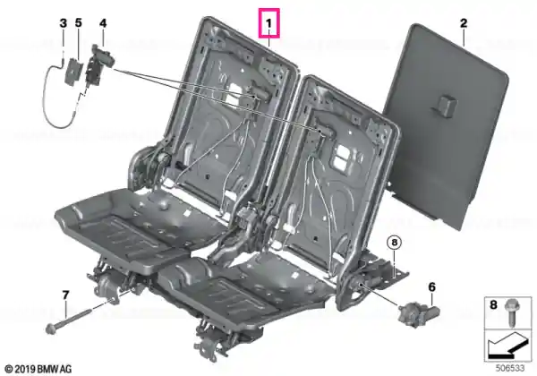 Seat structure - BMW Premium