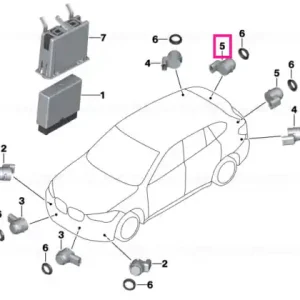 Reduceri Senzor ultrasonic WC1X - BMW