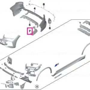 Comandă acum Underbody panelling, rear left - BMW