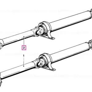 Chilipir Ax transmisie automată L=1648MM (M8) - BMW