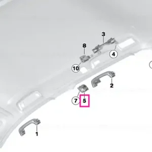 Ultima șansă Capac buclă suspensie plasă ANTHRAZIT - BMW
