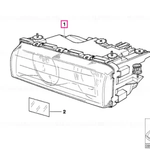 Super ofertă Headlight xenon, right - BMW