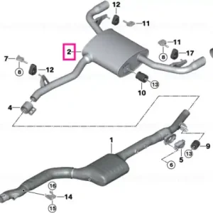 Cumpără online Rear silencer EU6 - BMW