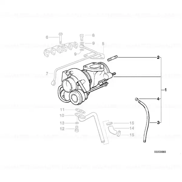 Reducere specială Turbina BMW Seria 3 E36 - 325tds