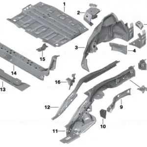 Ultima șansă Trunk floor left - BMW - Mini