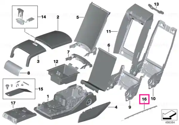 Retur gratuit Fibre-optic conductor armrest comfort - BMW
