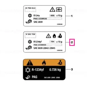 Label, coolant 650+/-15G - BMW - Mini Ofertă specială