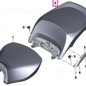 Passenger seat brown heated - BMW Motorrad Expediere rapidă