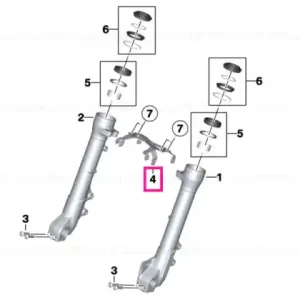 Plată securizată Stabilizer - BMW Motorrad