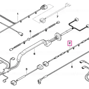 Wiring harness, active steering hot wire - BMW Cel mai vândut