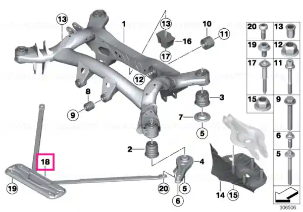 Comandă acum Tension strut - BMW