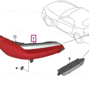 Tail light, right - BMW Cumpărături sigure
