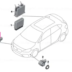 Transport gratuit Ultrasonic sensor, Galvanic Gold WC1P - BMW