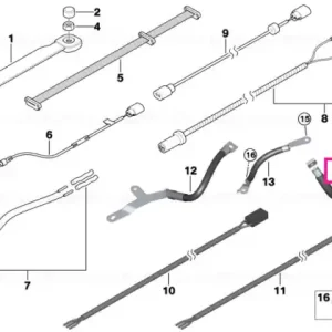 Retur gratuit Ground cable, equipotential bonding, LEB - BMW