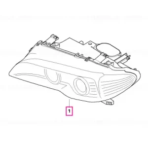 Cumpără acum Headlight left, turn indicator yellow - BMW