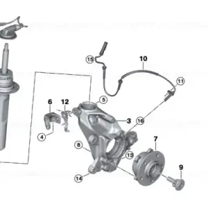 Front right spring strut - BMW - Mini Cel mai bun preț