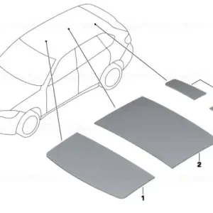 Sound insulating roof rear - BMW Chilipir