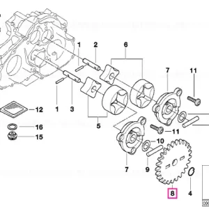 Premium Gear wheel 25 - BMW Motorrad