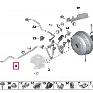 Vacuum pipe - BMW Reducere extra