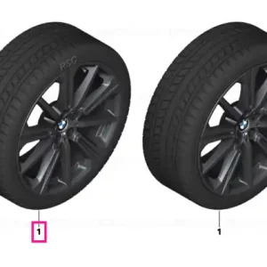 Roată completă de iarnă - M Performance Star Spoke 748M cu anvelopa General Grabber AT3 - 275/45R20 110H XL - BMW X5/X6 G05/G06 Disponibil imediat