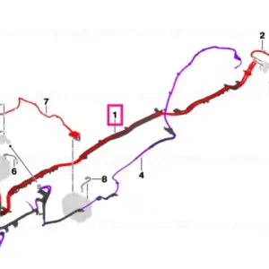 Battery lead positive, underfloor - BMW Cumpărături sigure