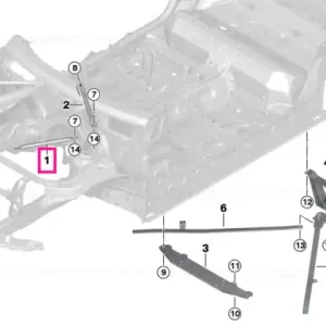 Strut brace front - BMW Premium