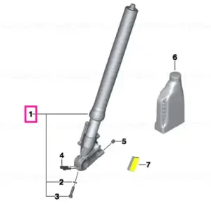 Nu rata Fork leg left - BMW Motorrad