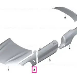 Side panel, front left - BMW Lichidare de stoc