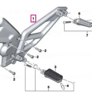 Footpeg plate right - BMW Motorrad Ofertă