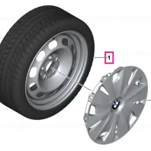 Roată completă de iarnă - Steel wheel 12 cu anvelopa Continental Winter Contact TS860S - 195/60R16 89H - BMW Seria 1 F40 Chilipir